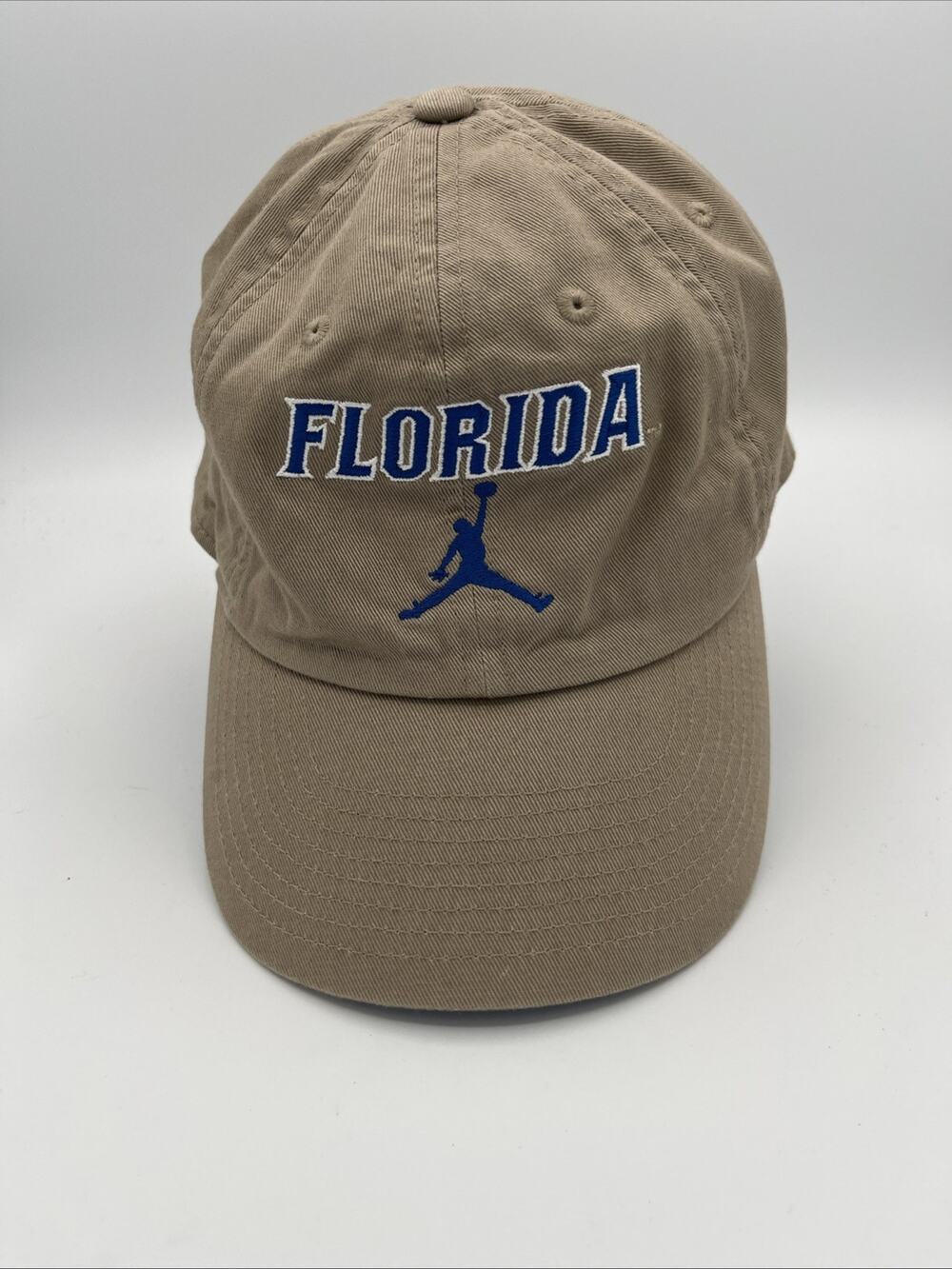 Florida Gators Hat Cap On-Field Jordan Strap Back NCAA Dad Cap khaki Jumpman Tan